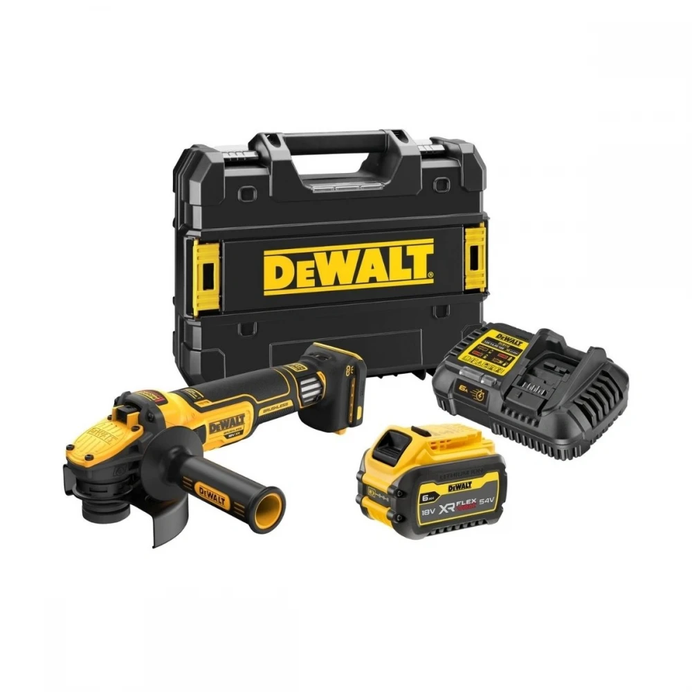 Акумулаторен ъглошлайф 18V, 125 мм, DeWalt DCG409VST1