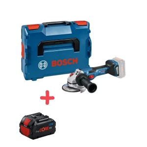 Акумулаторен ъглошлайф 18V, Ф 125 мм + батерия procore 8.0Ah 06019H6000, Bosch GWS 18V-15 C