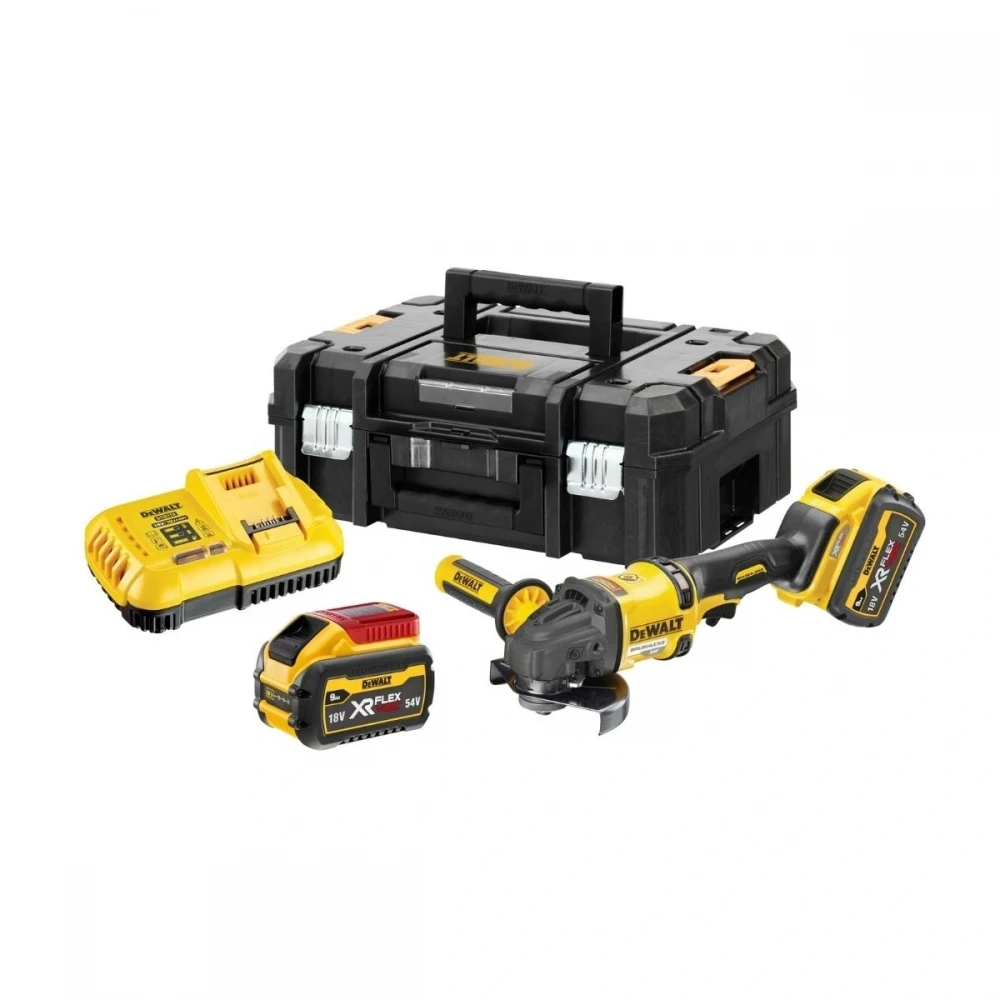 Акумулаторен ъглошлайф 54 V, 125 мм, DeWalt DCG418X2