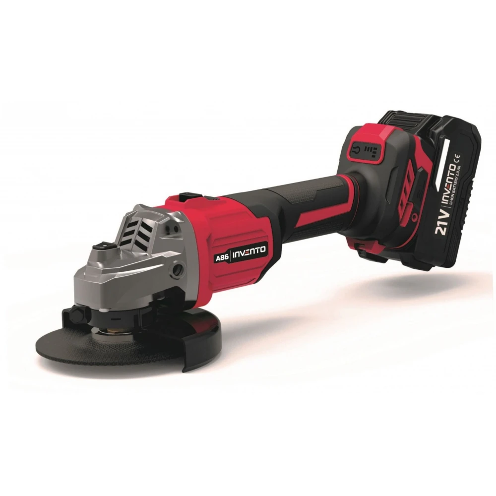 Акумулаторен ъглошлайф 5" - комплект в куфар 2× 4 Ah, зарядно - PXA86