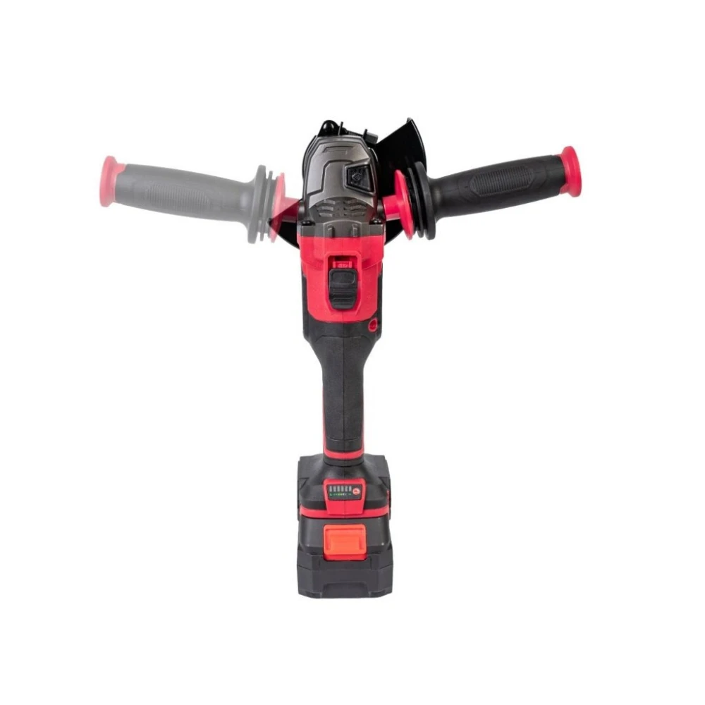 Акумулаторен ъглошлайф 5" - комплект в куфар 2× 4 Ah, зарядно - PXA86