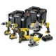 Акумулаторен комплект машини, 6 бр. 18V, DeWalt DCK699M3T
