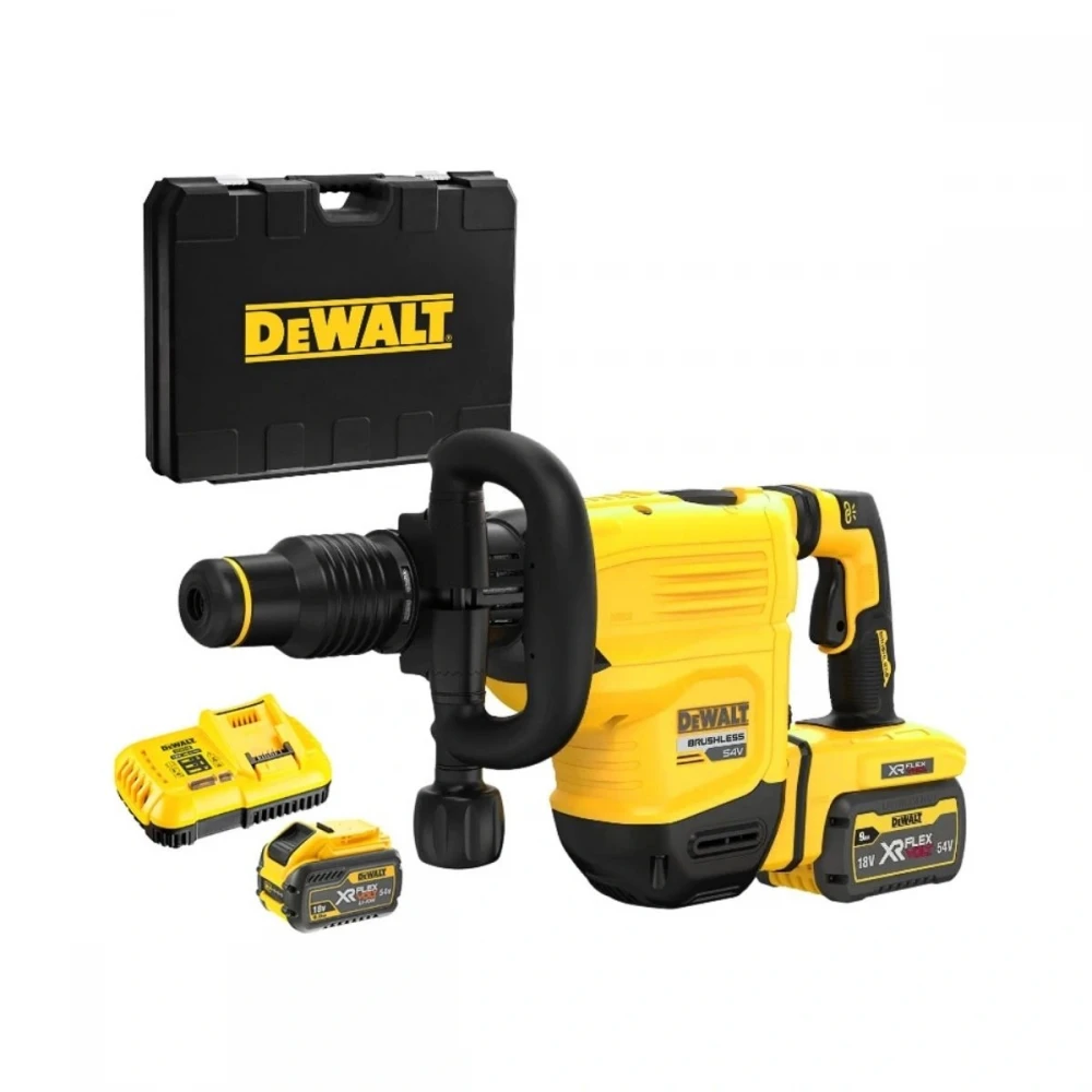 Акумулаторен къртач SDS-Max 54V/18 V, 10.5 J, DeWalt DCH832X2