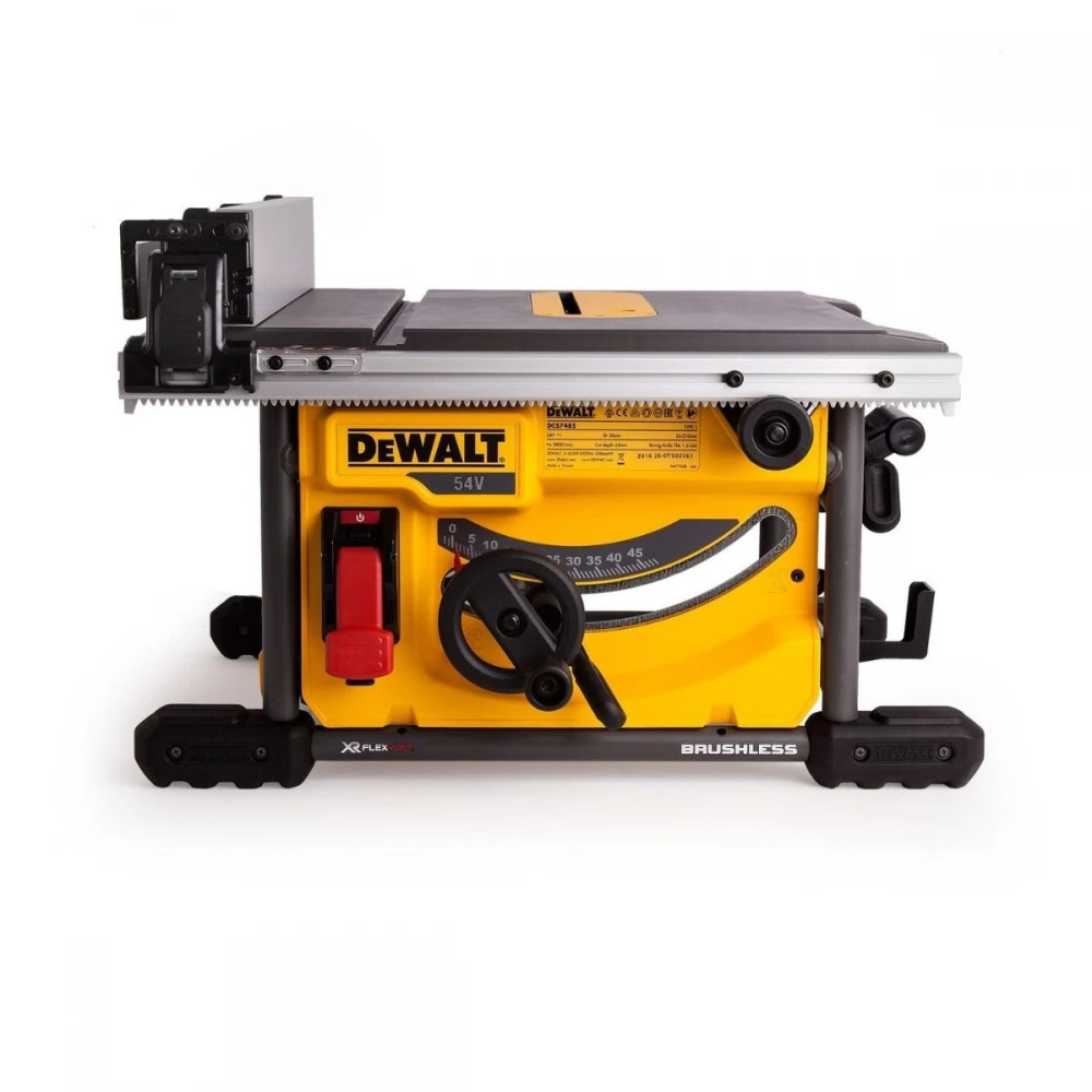Акумулаторен настолен циркуляр, 54 V, 210 мм, DeWalt DCS7485T2