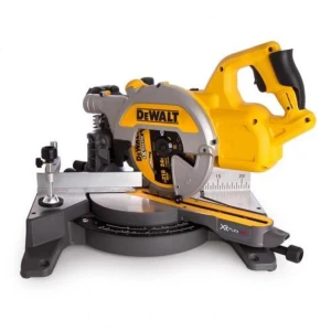 Акумулаторен настолен циркуляр с герунг, 54 V, ф 216 мм, DeWalt DCS777N
