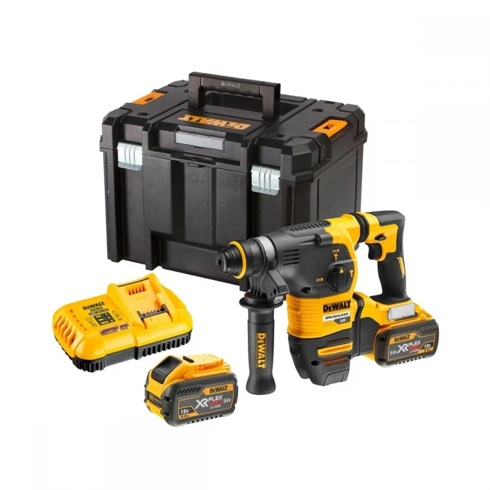 Акумулаторен перфоратор 18/54V, SDS-plus, 3.5 J, DeWalt DCH333X2
