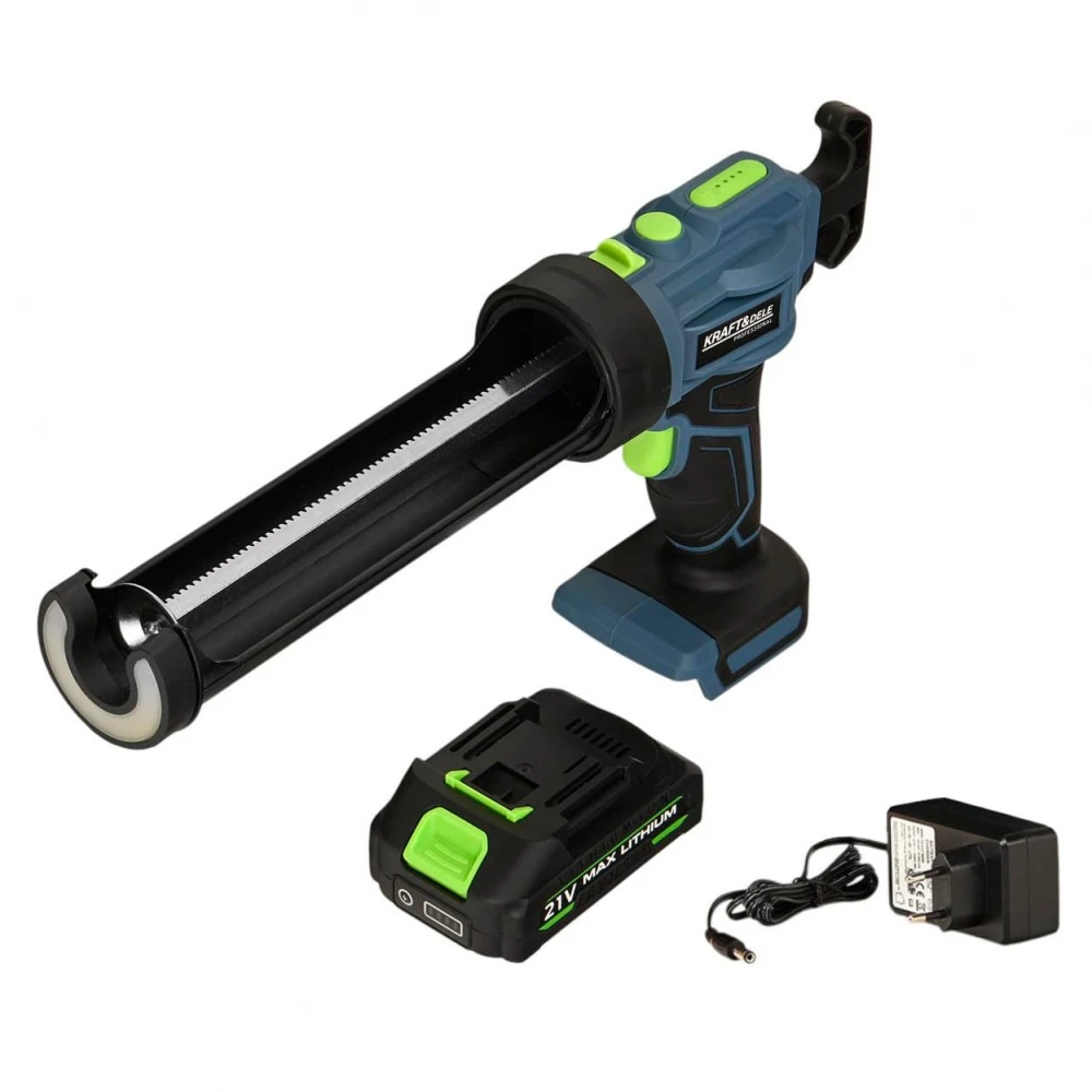 Акумулаторен пистолет за силикон 21 V/ 2.5 Ah, 95 мм/мин. - KD5482