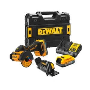 Акумулаторен ръчен циркуляр 18 V, 76 мм, 2.0 Ah, DeWalt DCS438E2T