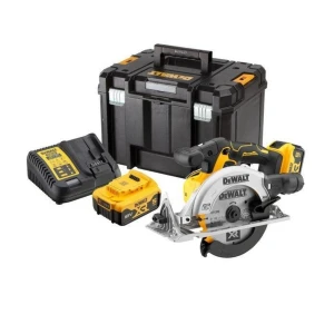 Акумулаторен ръчен циркуляр 18V, 165 мм, DeWalt DCS565P2