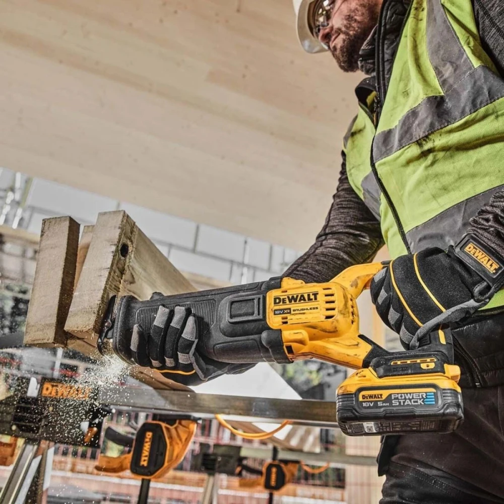 Акумулаторен саблен трион 18 V, 5 Ah, 29 мм, DeWalt DCS386H2T