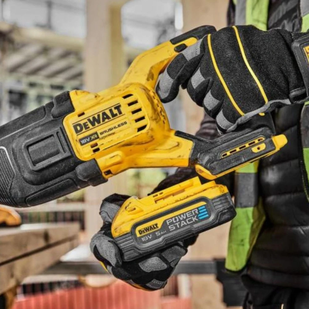 Акумулаторен саблен трион 18 V, 5 Ah, 29 мм, DeWalt DCS386H2T
