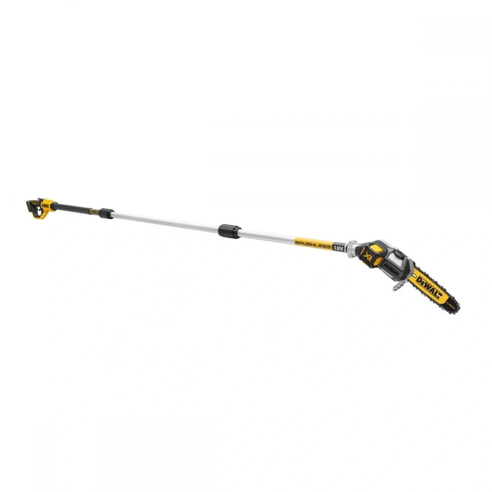 Акумулаторен телескопичен, верижен трион 18 V, 20 см, DeWalt DCMPS567N