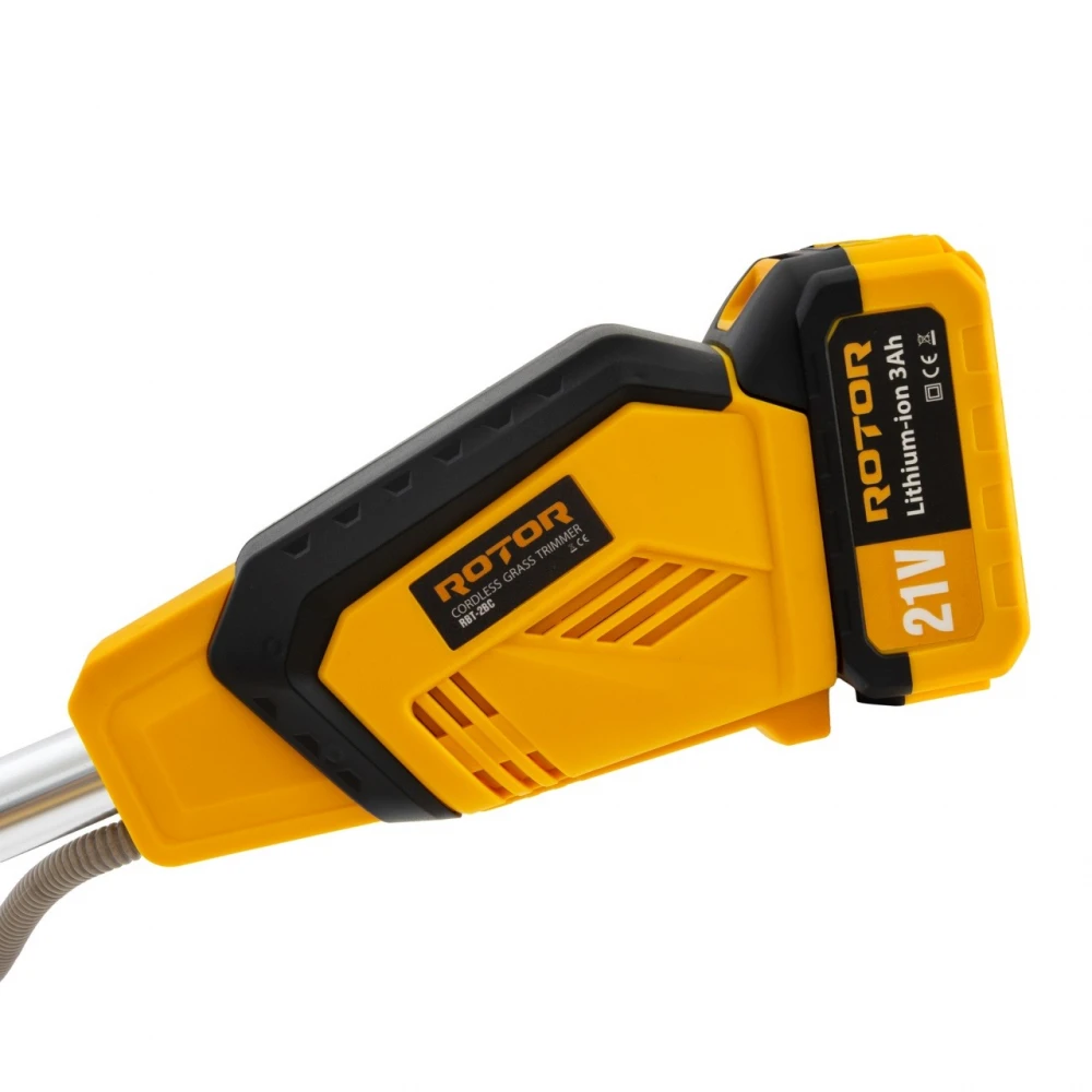 Акумулаторен тример Brushless 1x20V, комплект с две батерии и зарядно - RBT-2BC