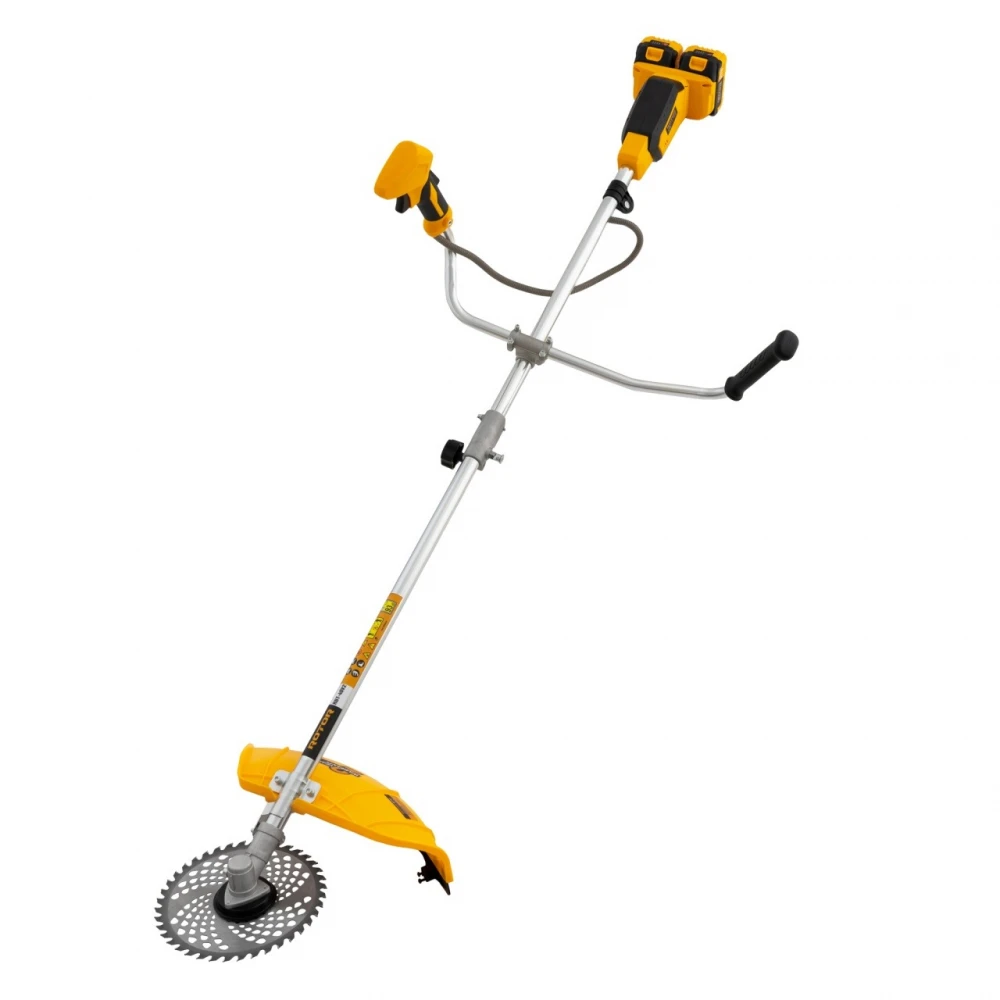 Акумулаторен тример Brushless 2x20V, комплект с две батерии и зарядно - RBT-40V2