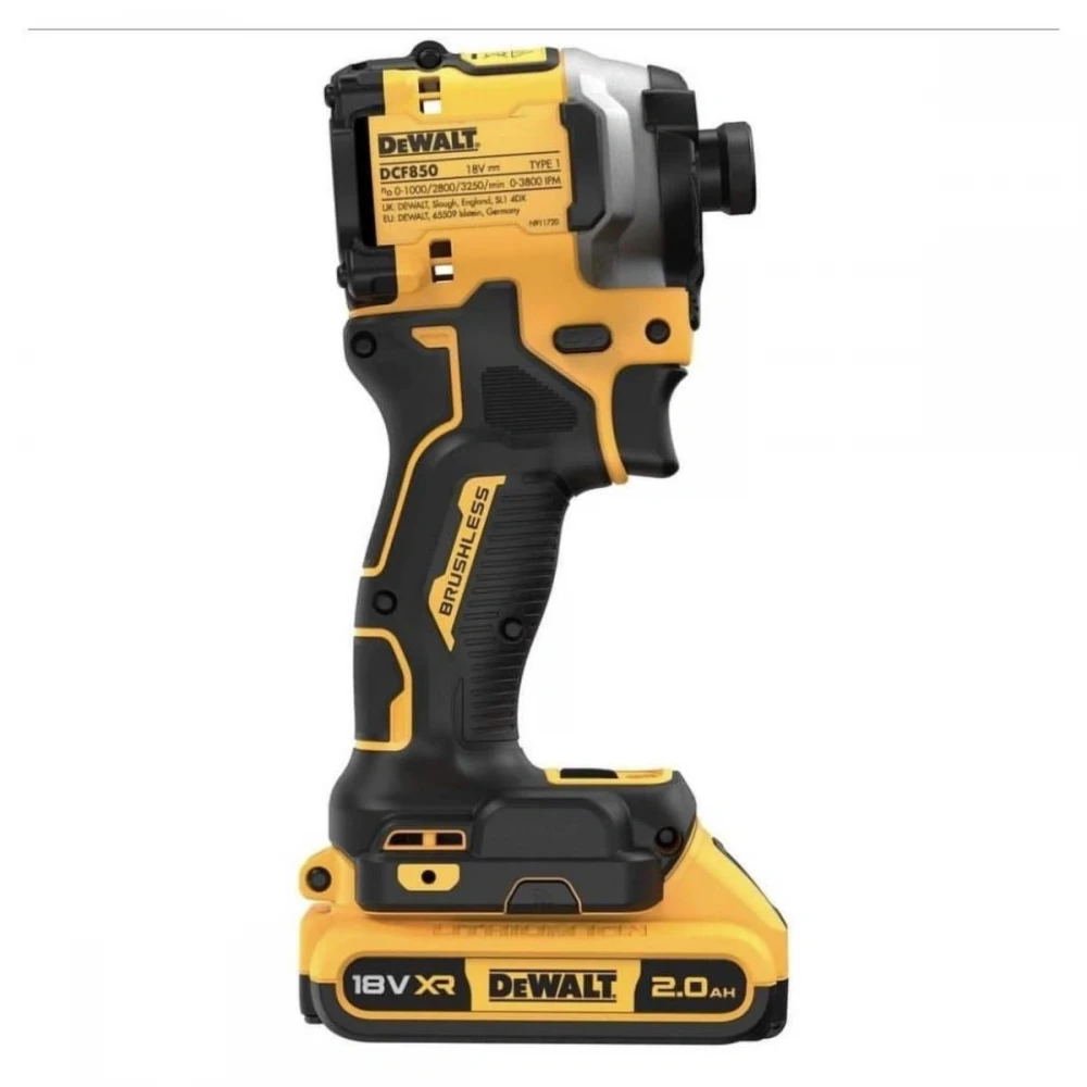Акумулаторен ударен винтоверт, безчетков 18V, 206Nm, DeWalt DCF850D2T