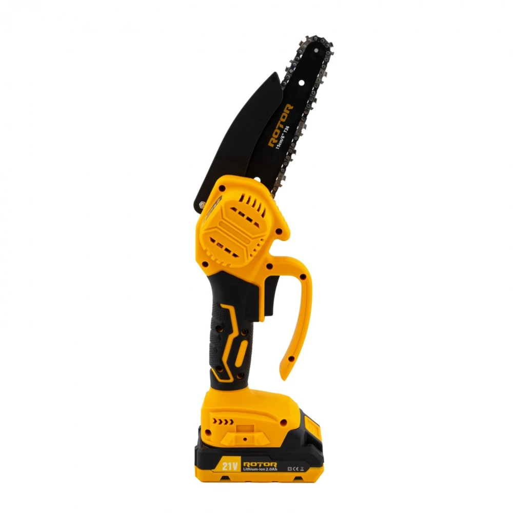 Акумулаторен верижен трион, 2 бр 21V/2Ah батерии, шина 6 инча/15 см, куфар - RMC21-6