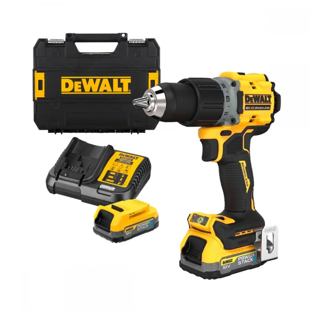 Акумулаторен винтоверт, 18 V, 90 Nm, 1.7 Ah, DeWalt DCD800E2T