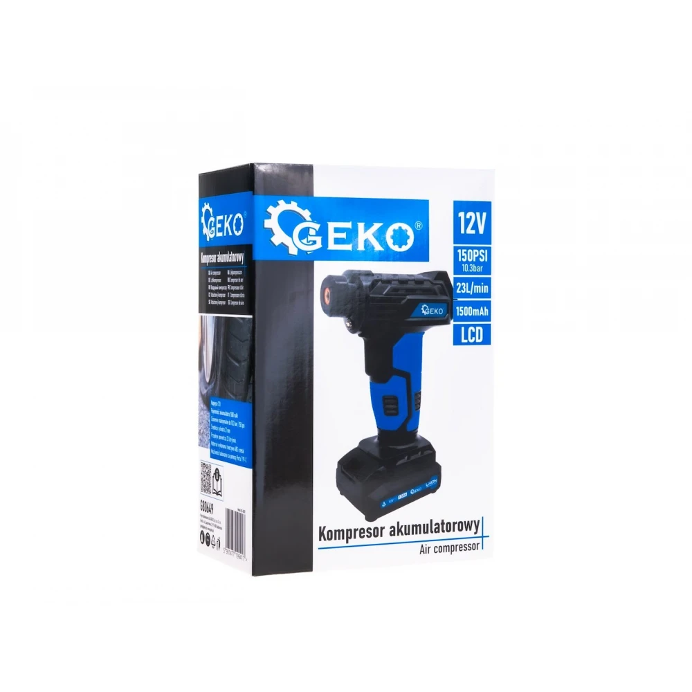 Aкумулаторен компресор, 12 V, 0,2-10,3 BAR, 1500 mAh - G80649
