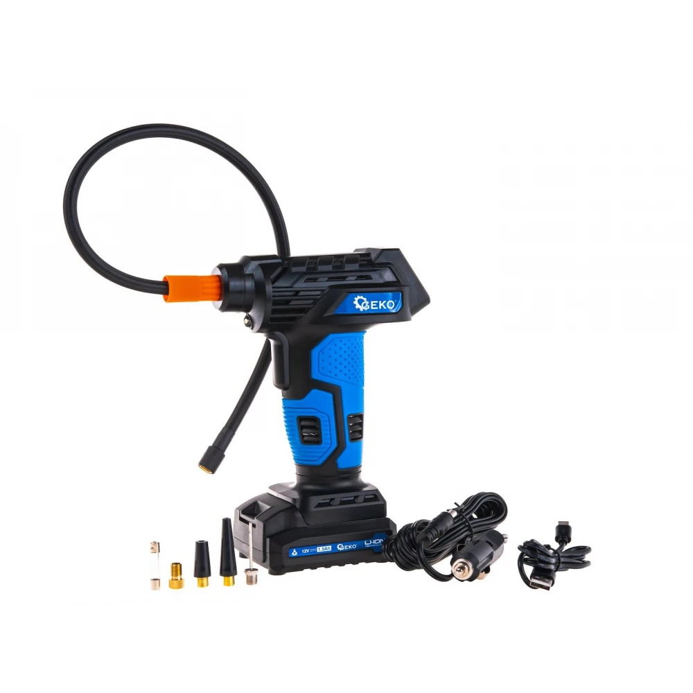 Aкумулаторен компресор, 12 V, 0,2-10,3 BAR, 1500 mAh - G80649