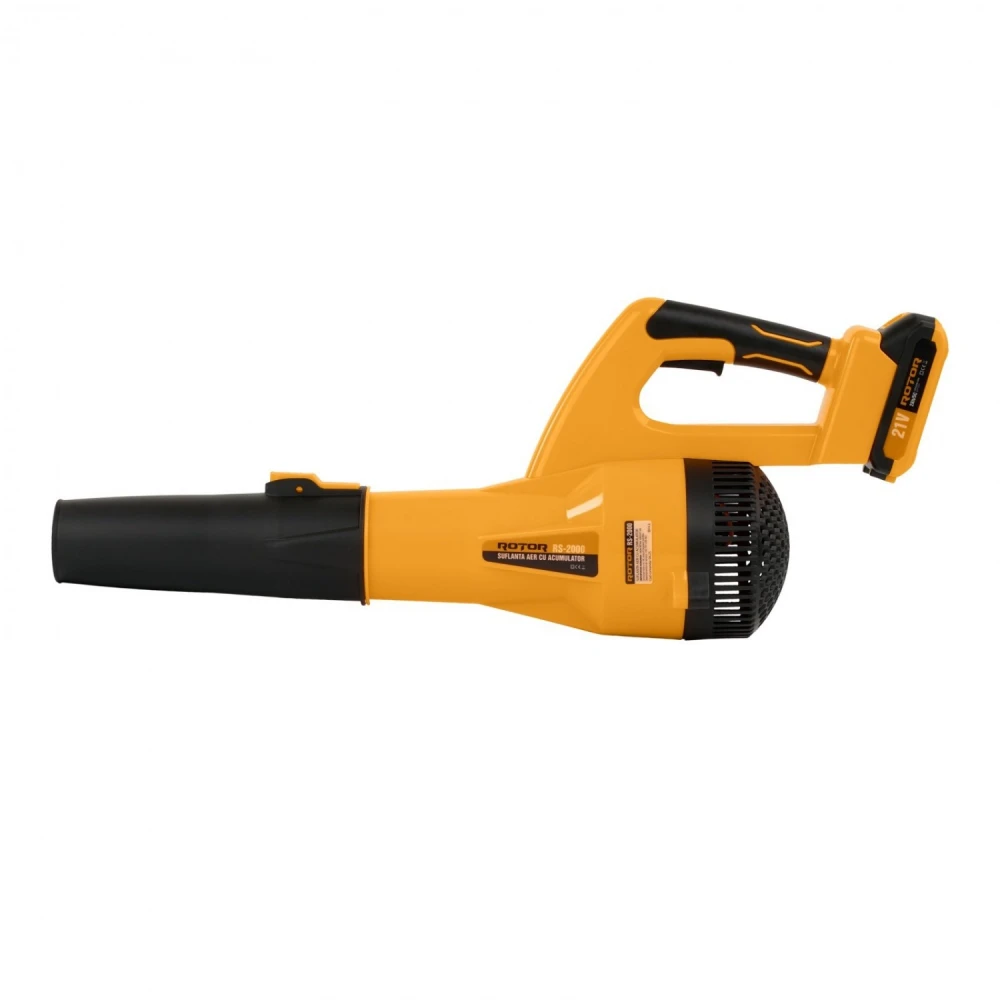 Акумулаторна духалка тип метла 21V, комплект батерия 21V 2Ah, зарядно - RS-2000