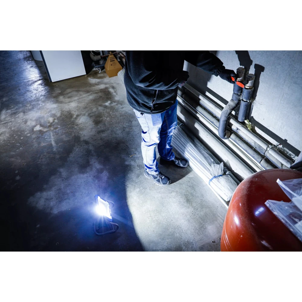 Акумулаторна LED работна лампа, сгъваема, 18V - BGS7375