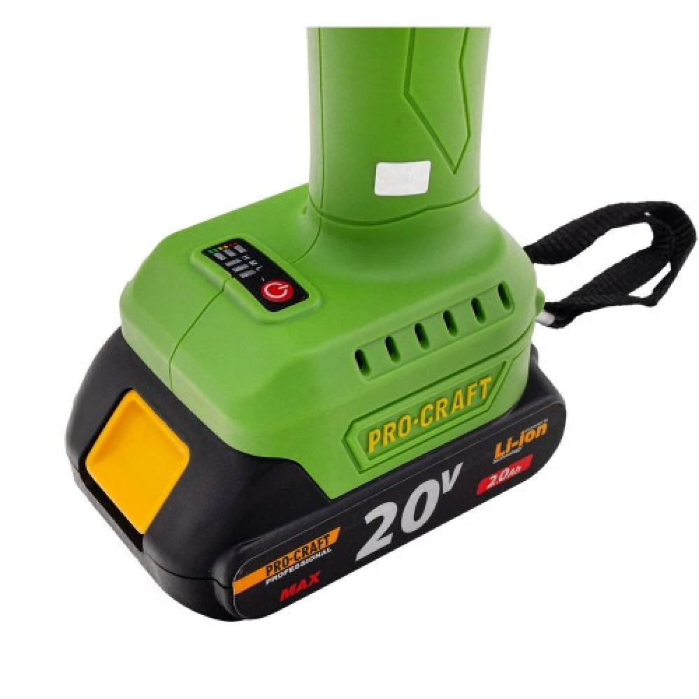 Акумулаторна лозарска ножица, 20V Li-Ion, 2 Ah, с 1 батерия и зарядно - ES18LiB