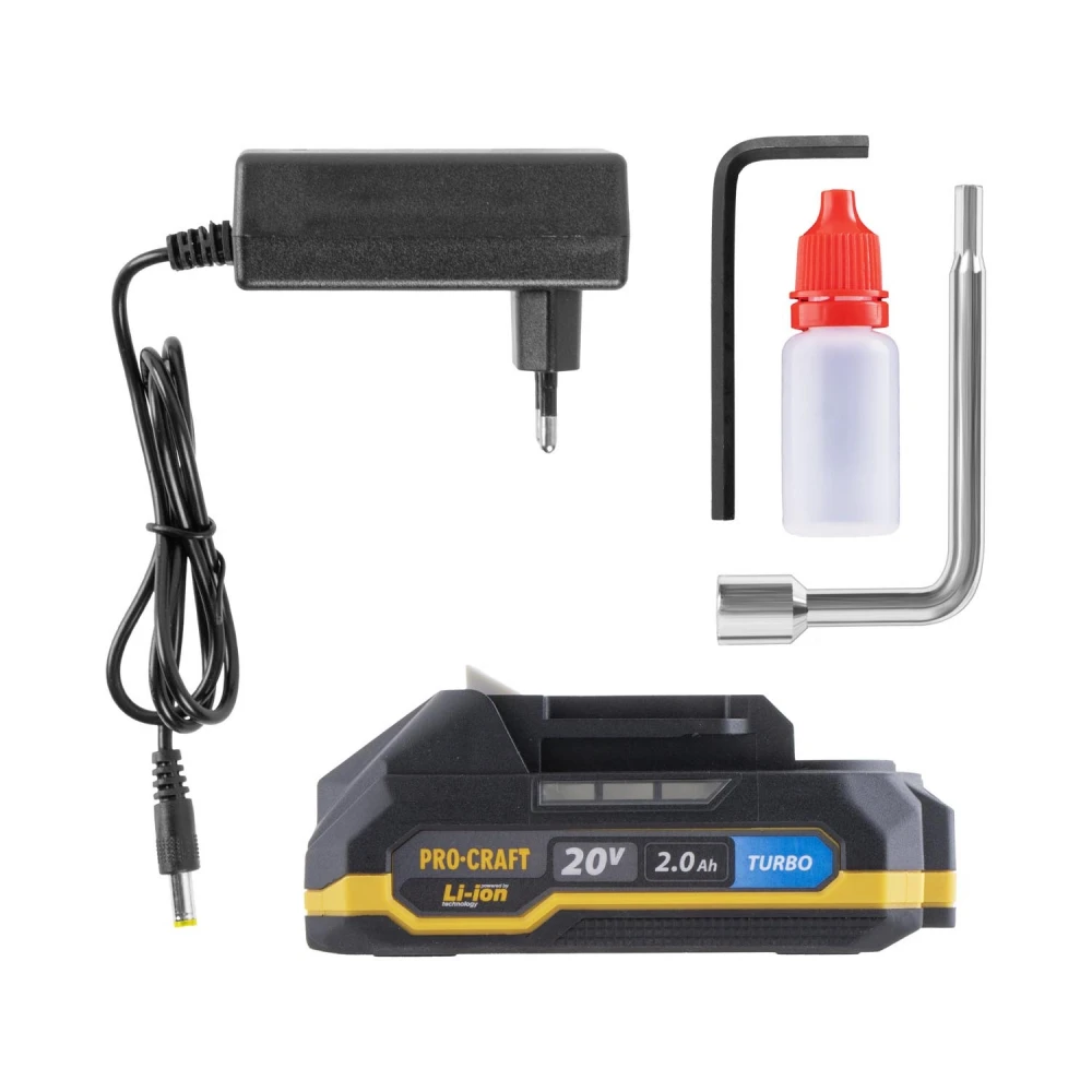 Акумулаторна лозарска ножица, 20V, рязане 10/15/20/25 мм, 1бр батерия 20V 2Ah, 1 бр зарядно - ES28Li