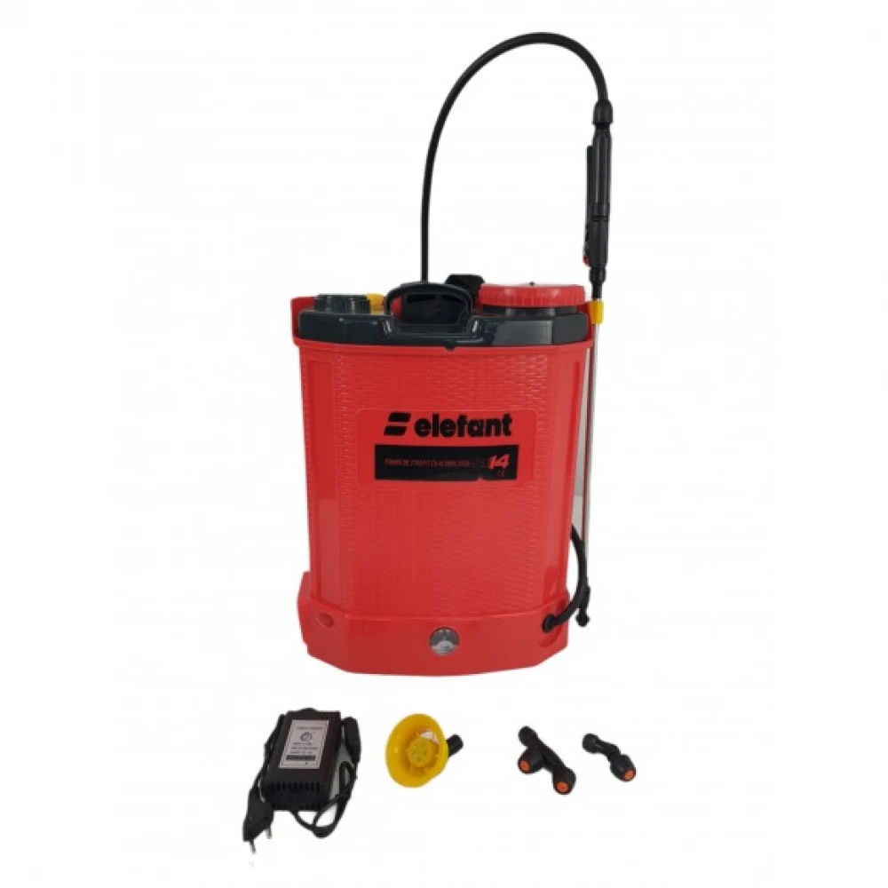 Акумулаторна пръскачка 14 л., 12V/8Ah, 3 вида дюзи - SE 14L