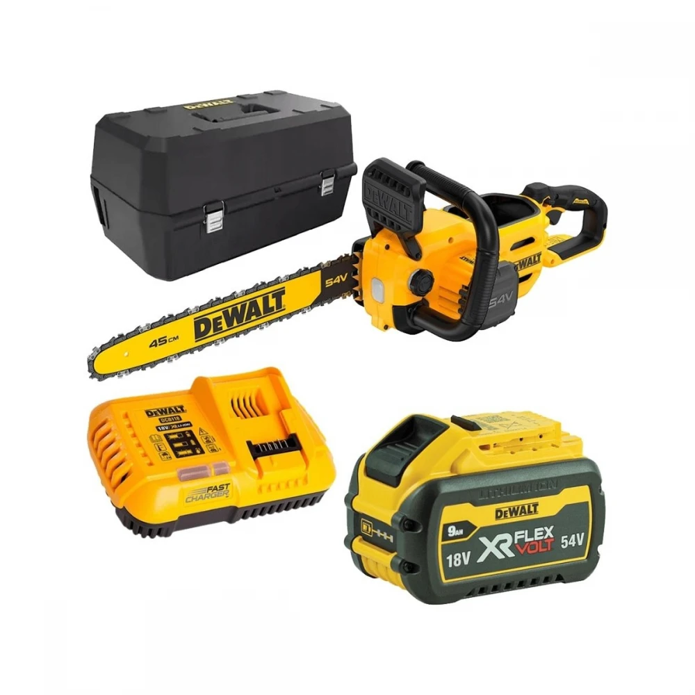 Акумулаторна резачка 54V, 45см, 3/8″, DeWalt DCMCS574X1
