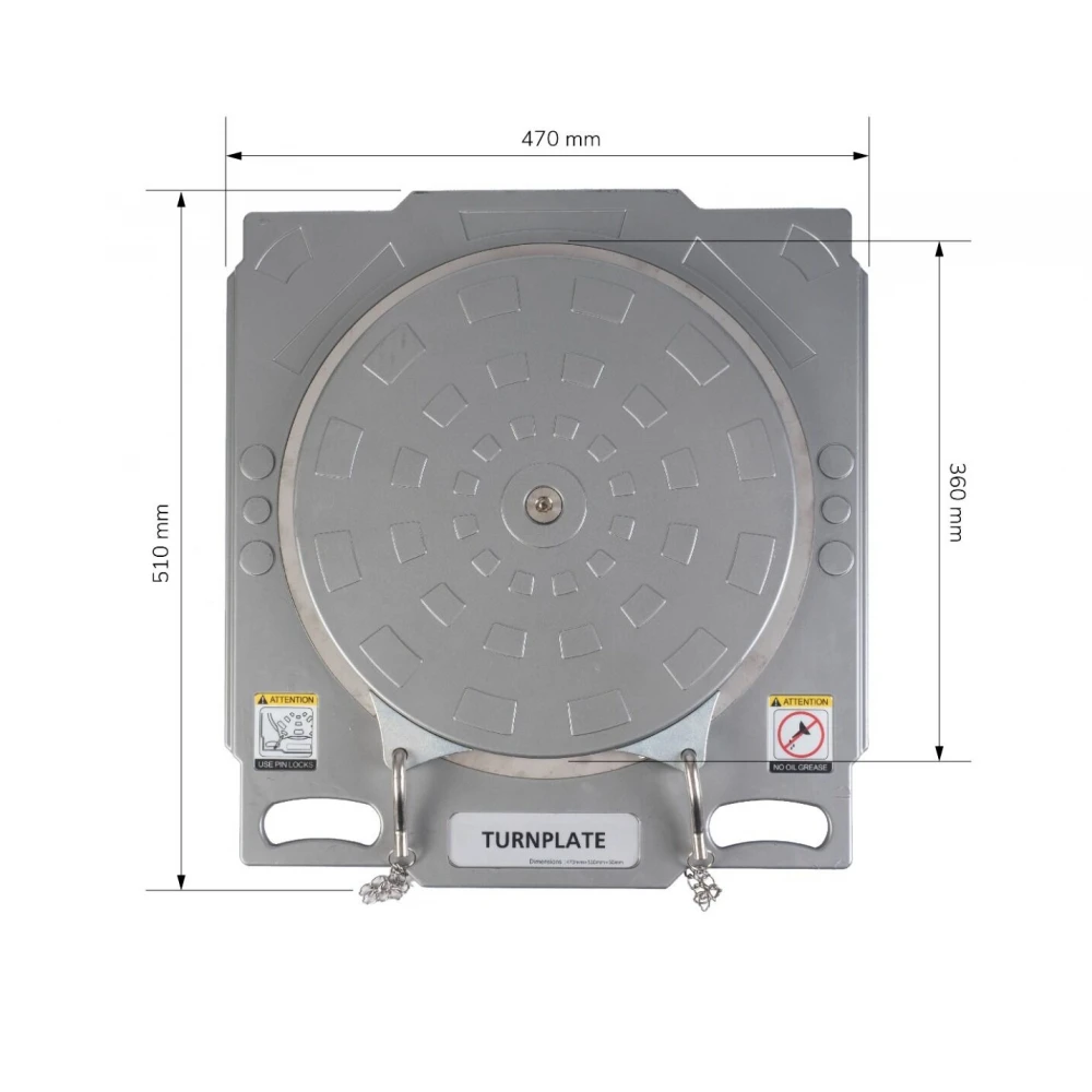 Алуминиеви предни плочи с гумени вложки за реглаж на колелата - INVXV011