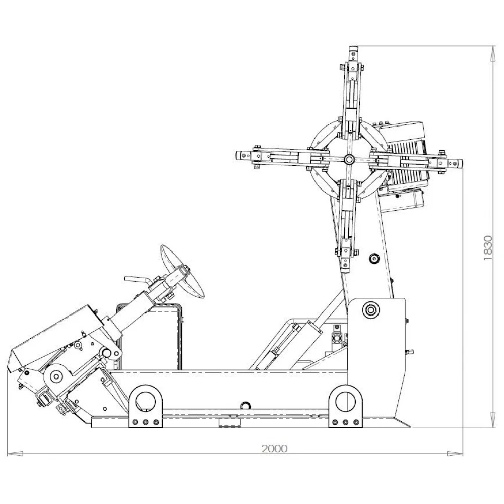 Автоматичен монтажник на гуми за камиони, 400V, 14" – 56" - INVTC856