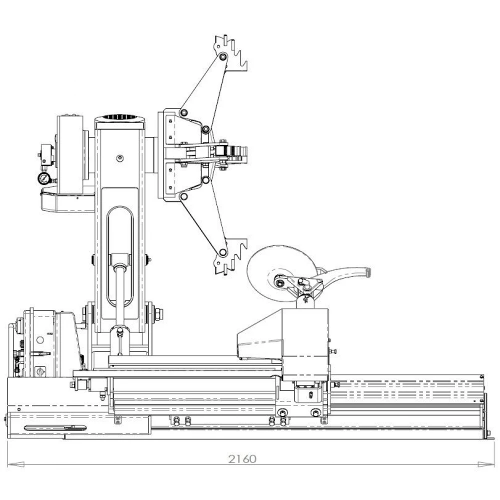 Автоматичен монтажник на гуми за камиони, 400V, 14" – 56" - INVTC856