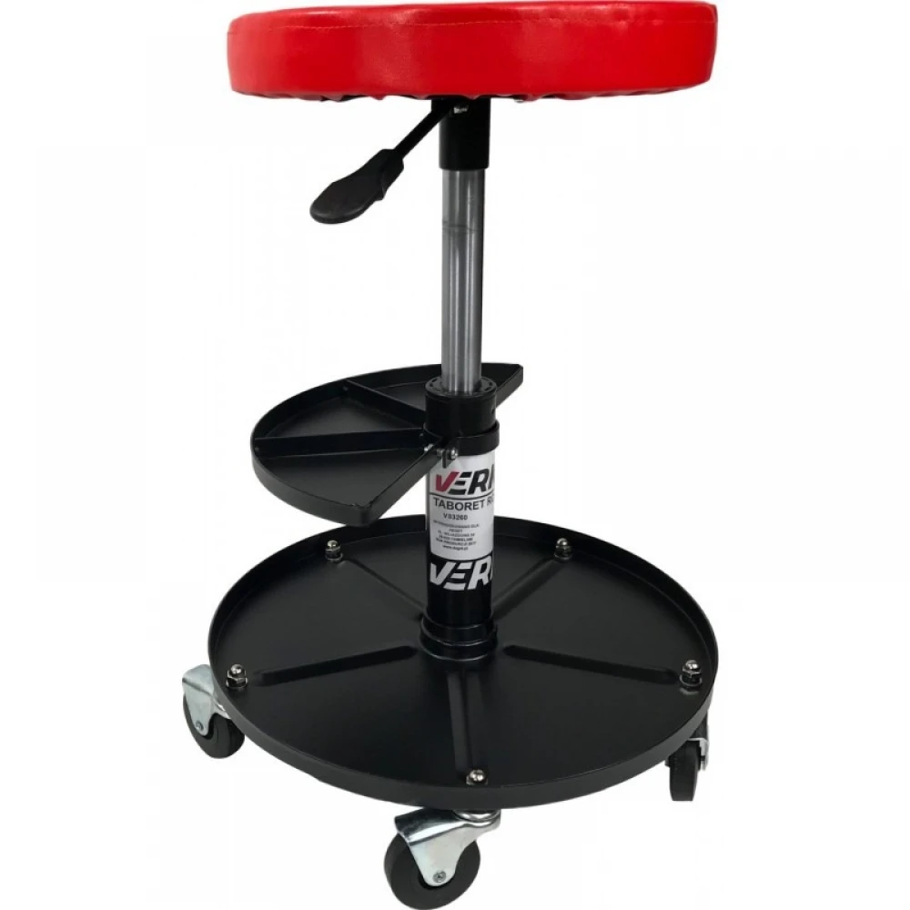 Автомонтьорски стол с колела, 135 кг., 41-52 см - V83260