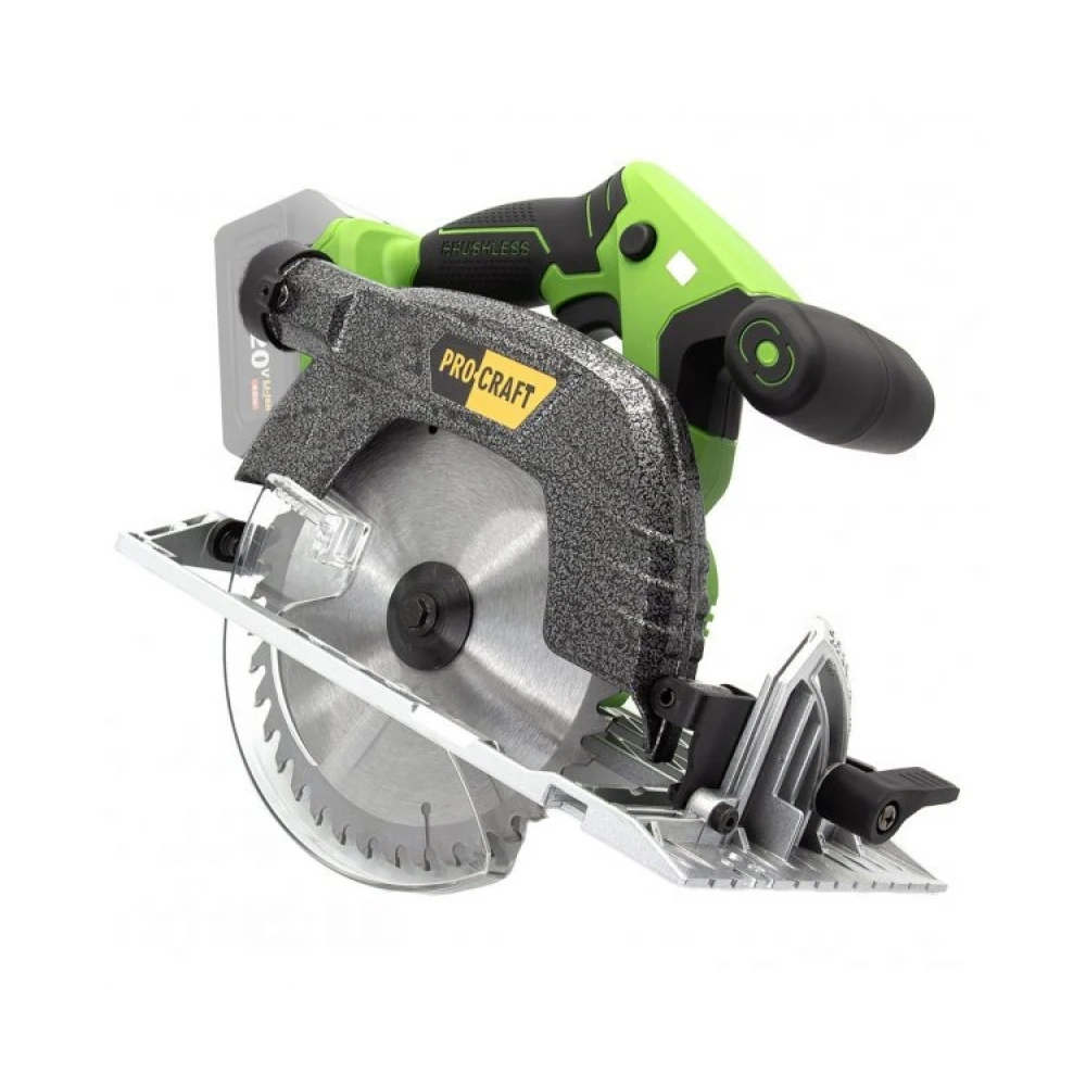 Безчетков акумулаторен циркуляр 185 мм, 20V (body) - PCA20