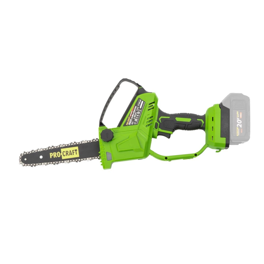 Безчетков акумулаторен верижен трион 8″, карвинг шина - PKA30