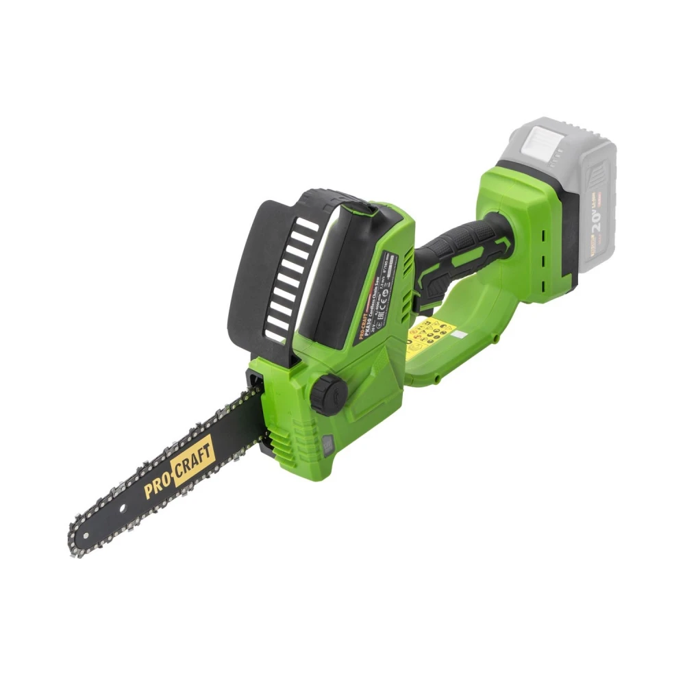 Безчетков акумулаторен верижен трион 8″, карвинг шина - PKA30