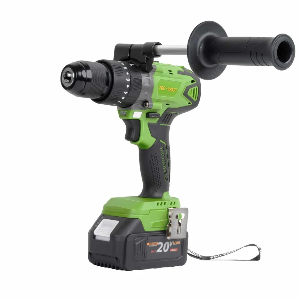 Безчетков акумулаторен винтоверт, 2 батерии 18V, 4.0Ah, 1350 об/мин, 2 работни скорости - PA18BL