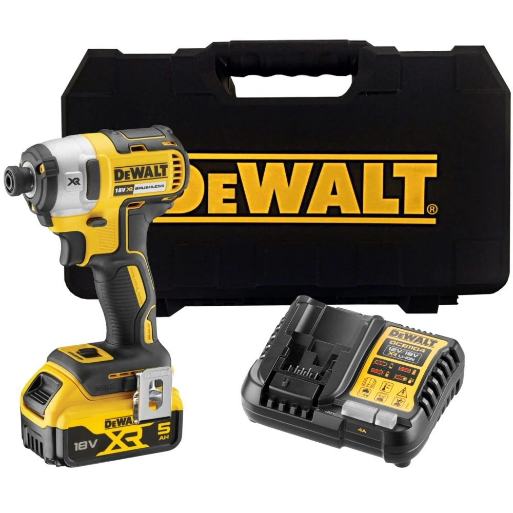 Безчетков ударен винтоверт 18V. 205Nm, DeWalt DCF887P1