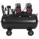 Обезшумен безмаслен компресор за въздух 100 литра 2x2200W - KD4083