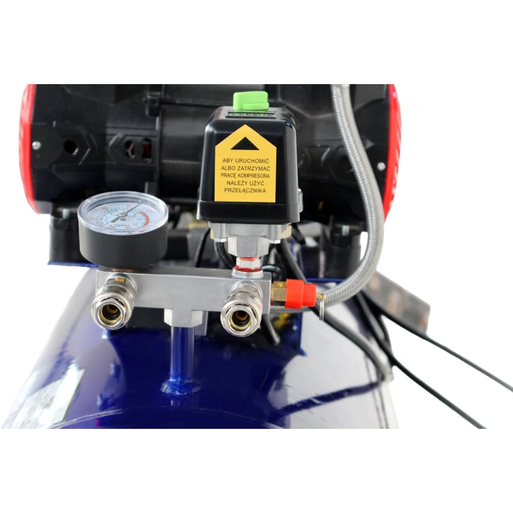 Тих / Безмаслен компресор за въздух 100 литра 6000W - KD4094