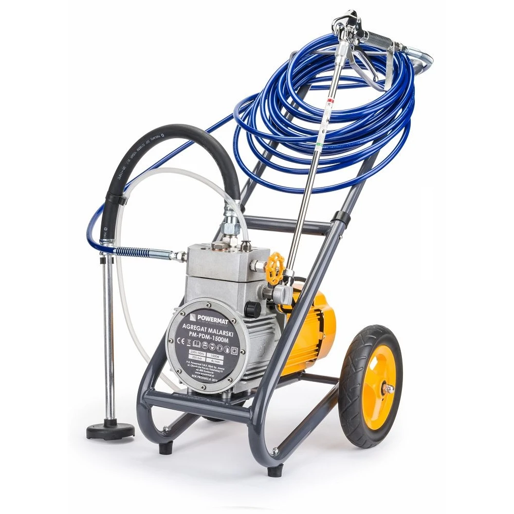 Безвъздушна машина за боядисване 1500W, 225 бара, 3 дюзи - PM-PDM-1500M