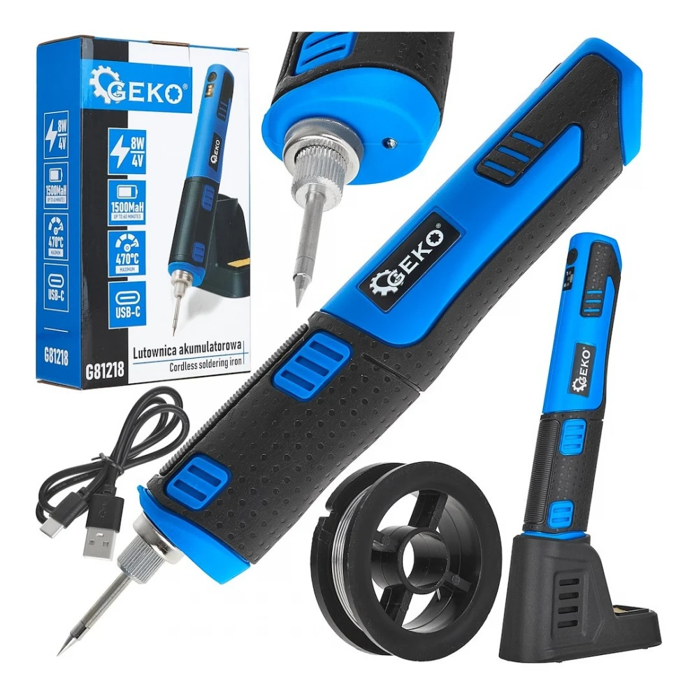 Акумулаторен поялник 8 W, 1500 mAh, 4 V - G81218