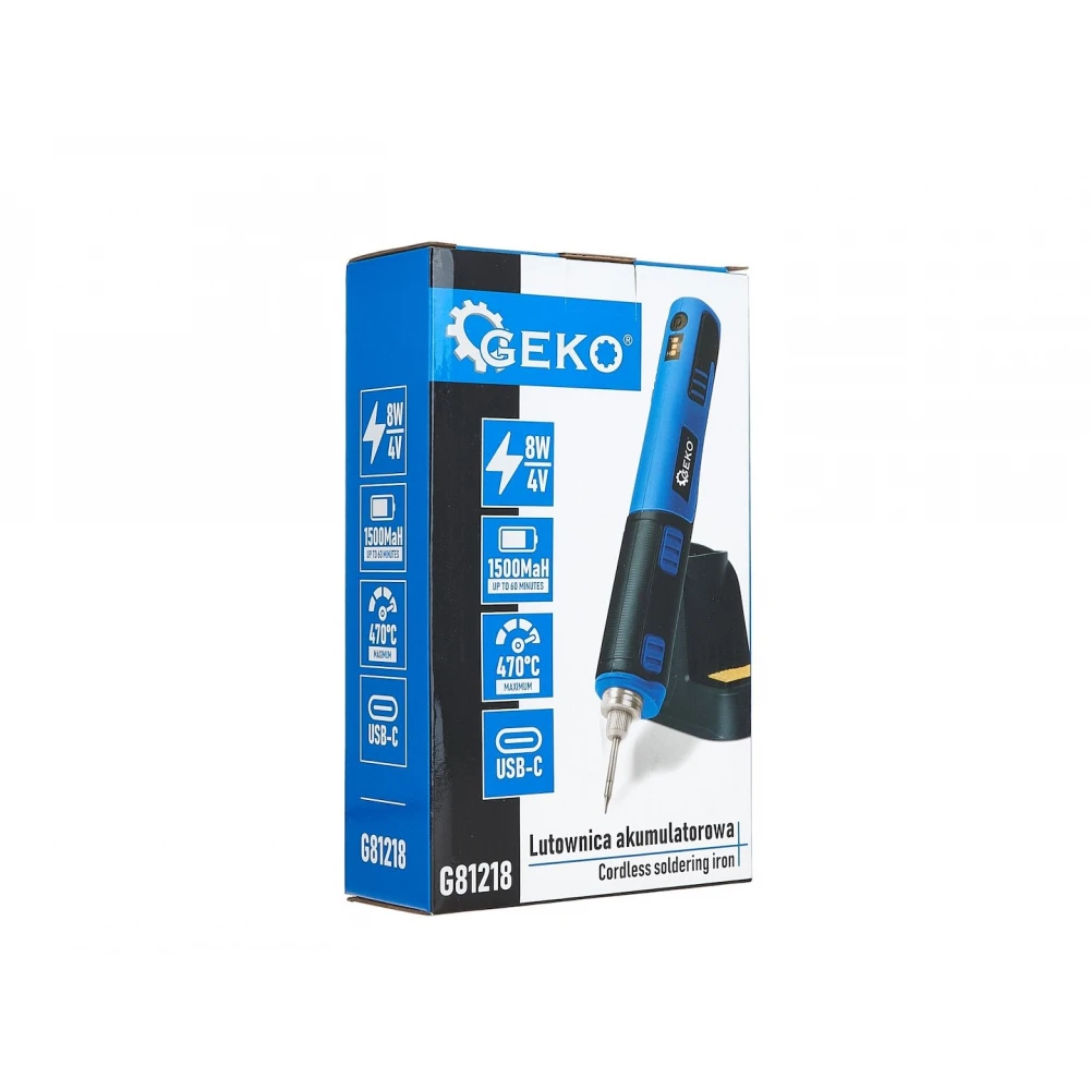 Акумулаторен поялник 8 W, 1500 mAh, 4 V - G81218