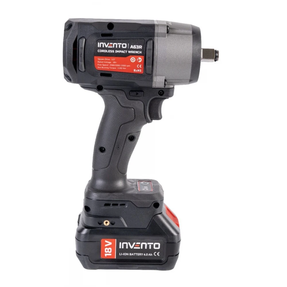 Акумулаторен ударен гайковерт 1180 Nm 1/2", комплект, в чанта - PXA63R