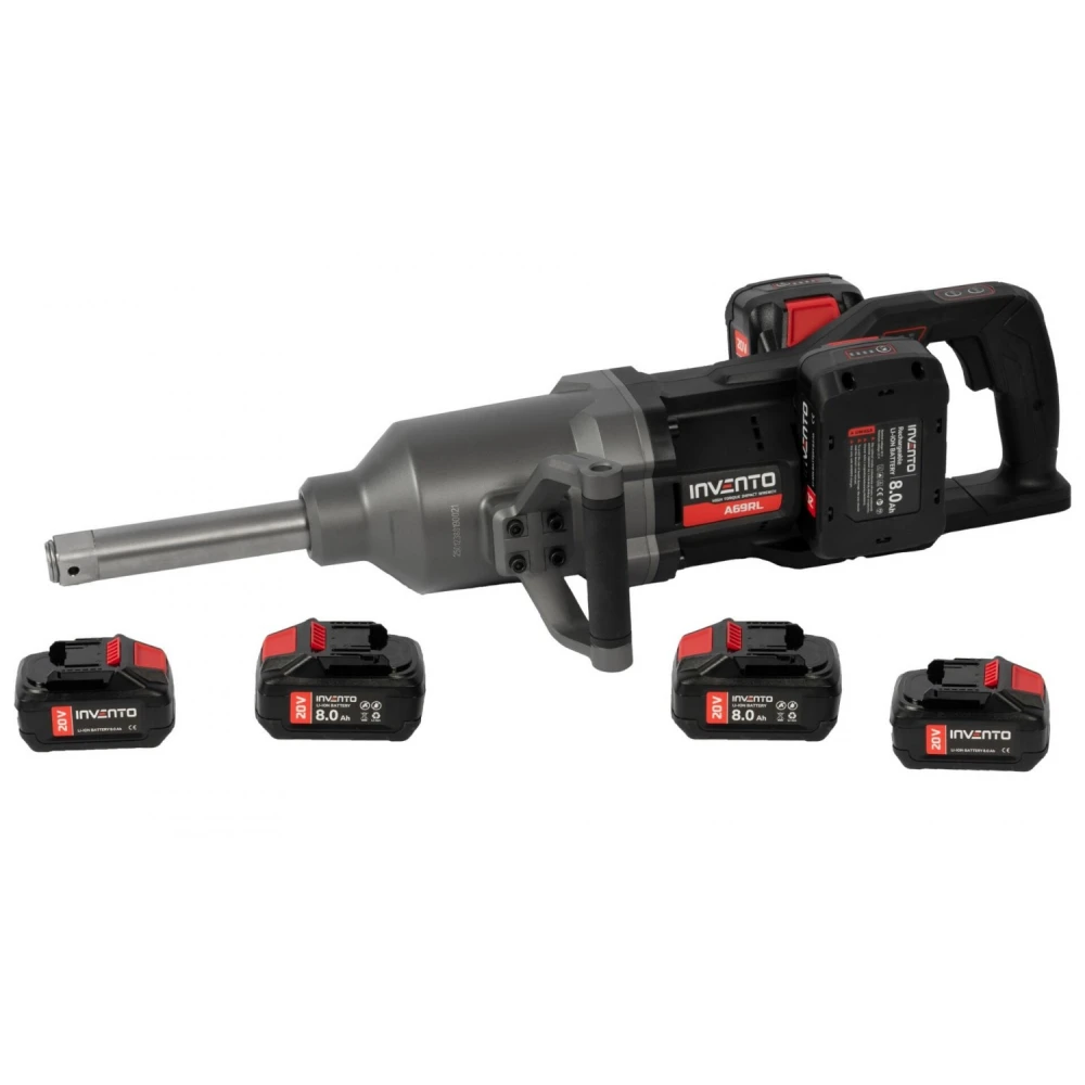 Акумулаторен ударен гайковерт 4000 Nm, 1", 4x 8Ah, 2 батерии - PXA69RL