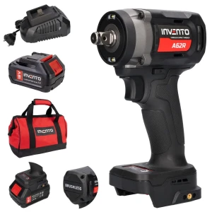 Безжичен ударен гайковерт 680 Nm 1/2”, комплект в чанта - PXA62R