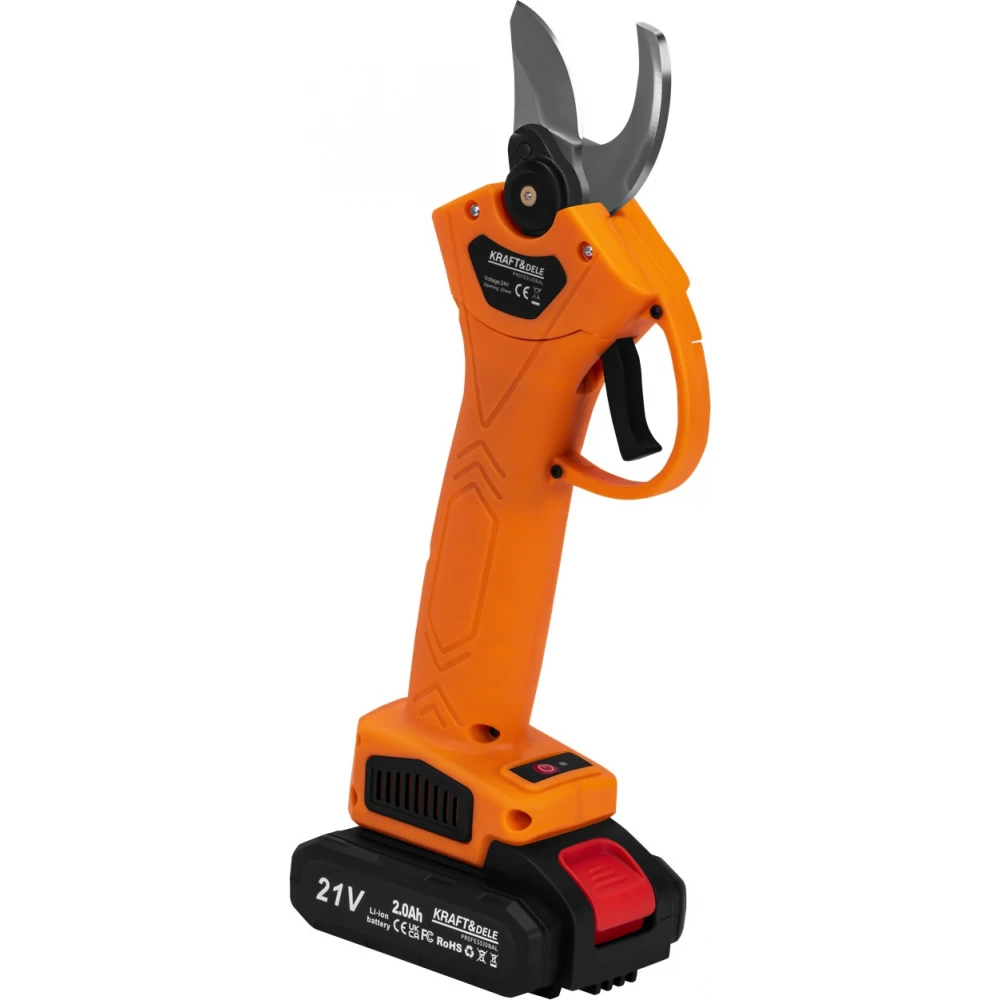 Акумулаторна лозарска ножица 21V, 2 х 2 Ah., със зарядно - KD5091
