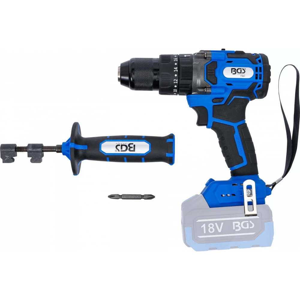 Акумулаторна ударна бормашина / винтоверт 80 Nm - BGS7361
