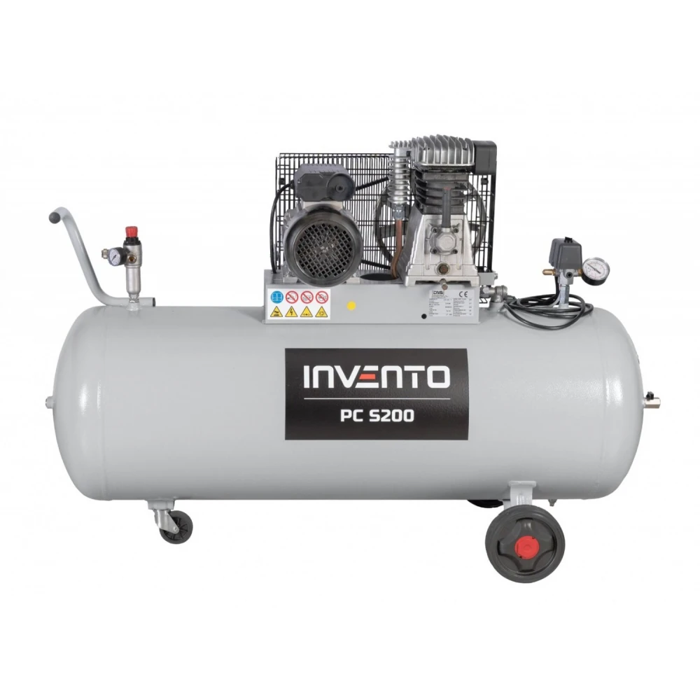 Маслен бутален компресор 200 литра, 320 л/мин, 10 бара - INVPCS200