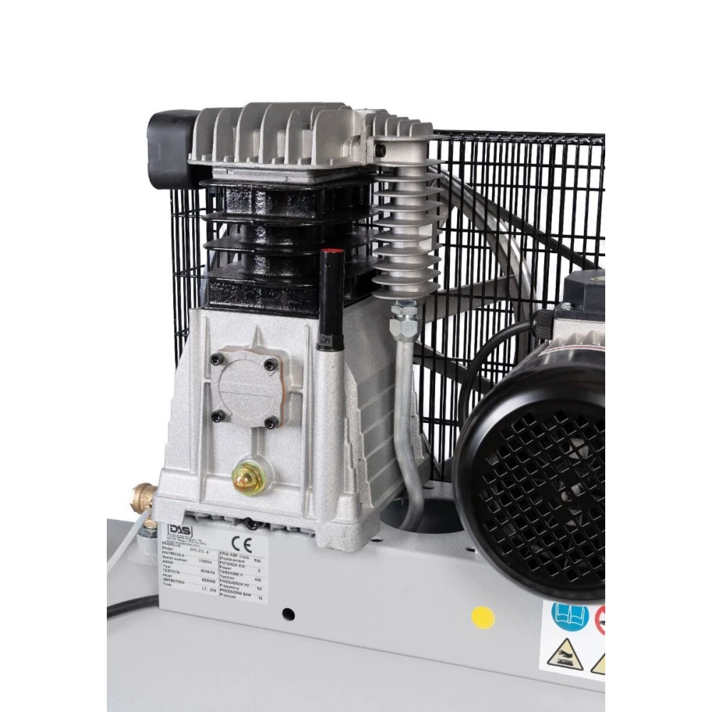 Маслен бутален компресор 270 литра, 500 л/мин. 10 бара - INVPCS270